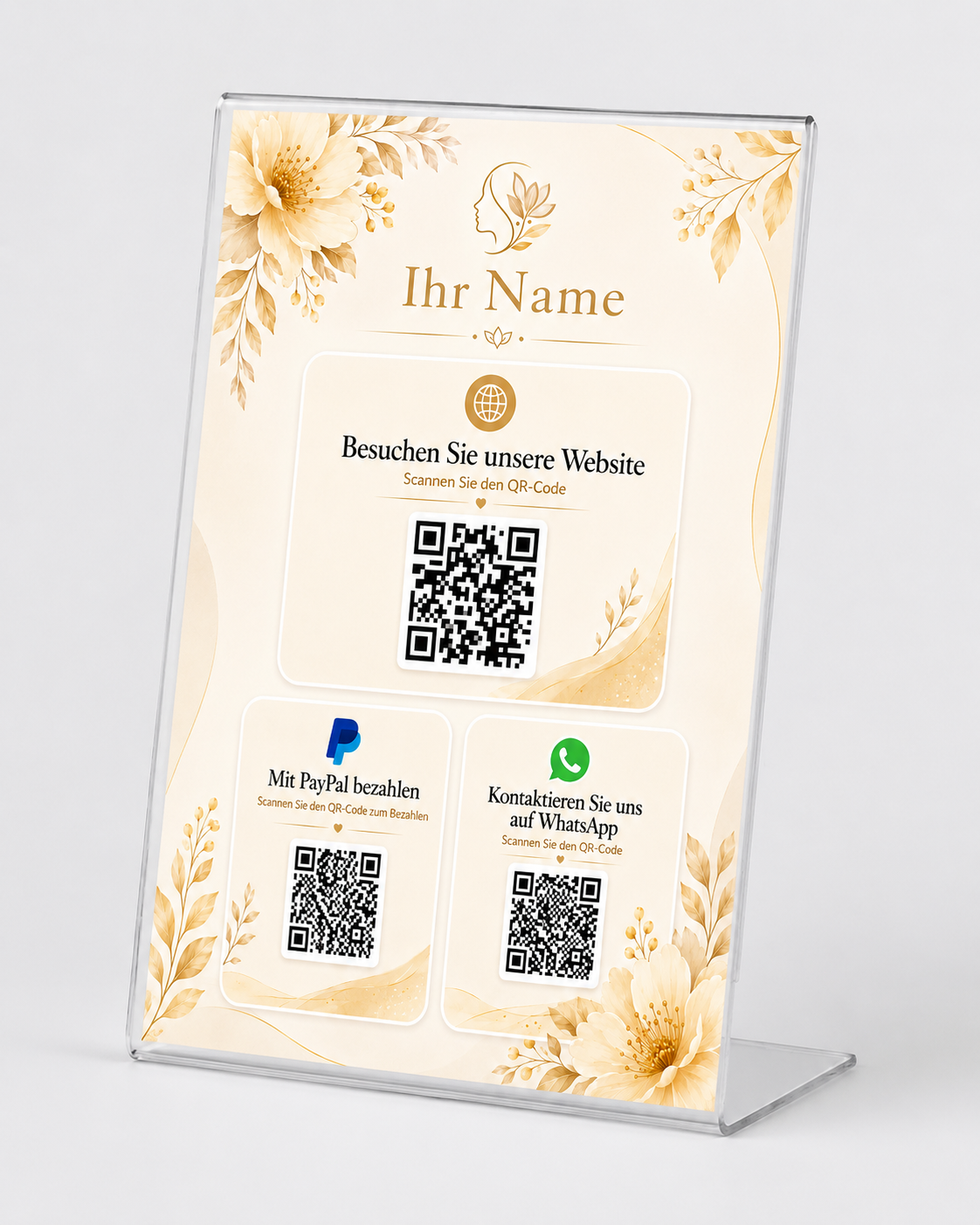 QR-Servicekarte Beispiel 1