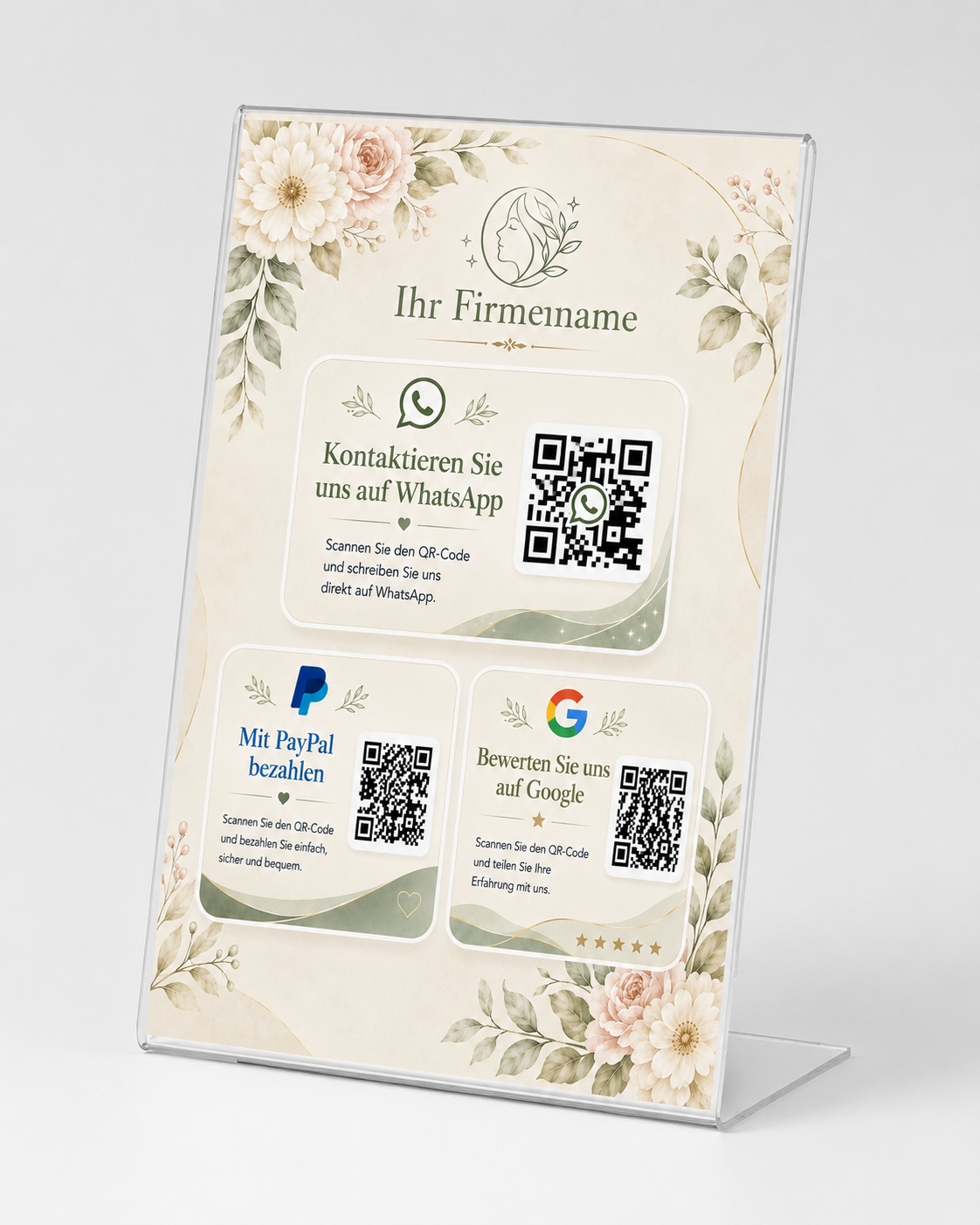 QR-Servicekarte Beispiel 3